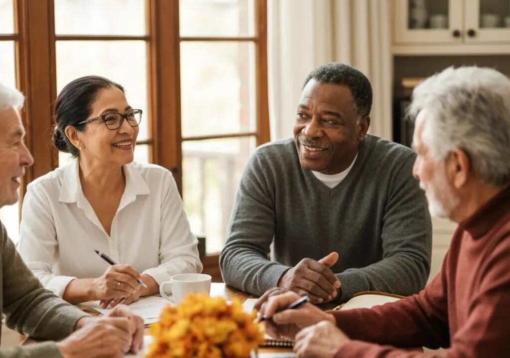 Insurance professionals discussing coverage options for 2026