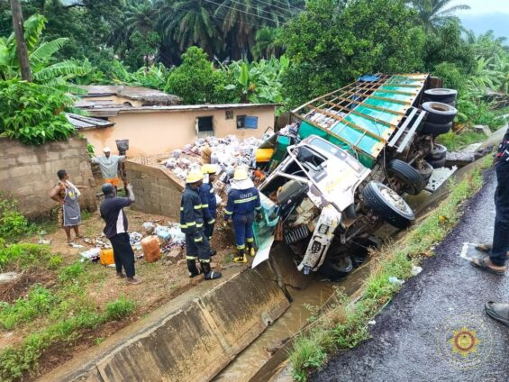 2 rescued alive after road crash on Kpeve–Peki highway