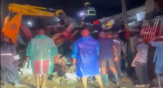 Adentan building collapse: Four rescued, one still trapped