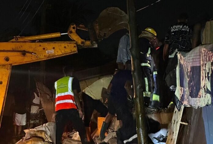 Woman dead in Adenta New Site building collapse