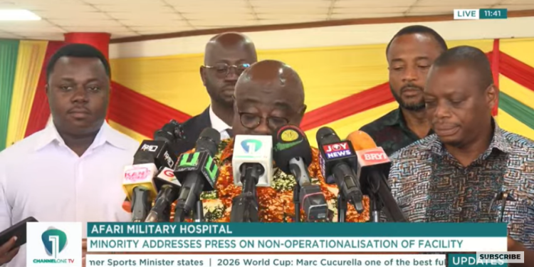 Afari Military Hospital: Minority questions $85m claim