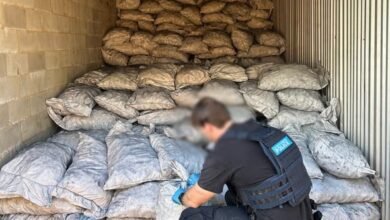 Australian police intercept 320kg of illegal drugs valued at $296 million imported from Ghana