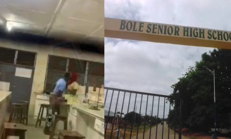 Details of Bole SHS teacher in viral video surfaces online
