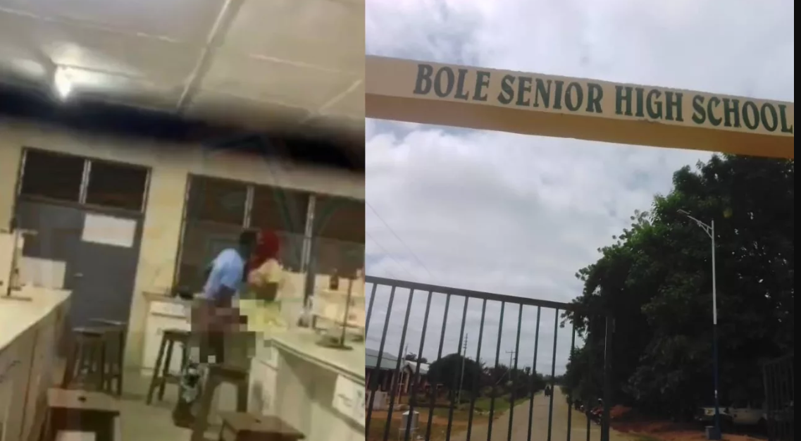 Details of Bole SHS teacher in viral video surfaces online