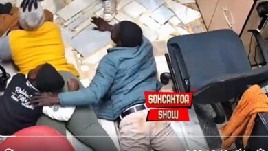 CCTV captures two Ghanaians with children being robbed at gunpoint in South Africa