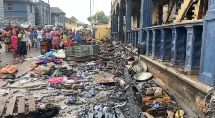Check out the state of Accra Central Police Barracks after fire incident [Photos]