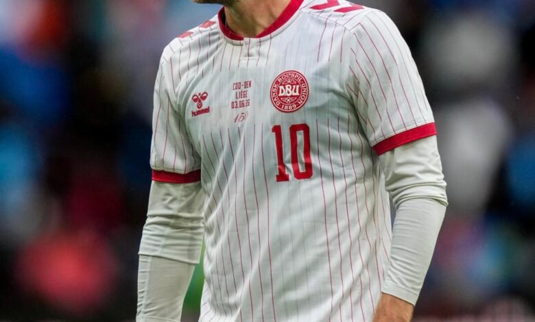 Christian Eriksen ‘conscious and doing well’ after collapsing on pitch