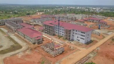 Evidence: Afari Military Hospital is not 98% complete