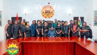 Family of Apostle Kwadwo Sarfo briefs Speaker on funeral arrangements