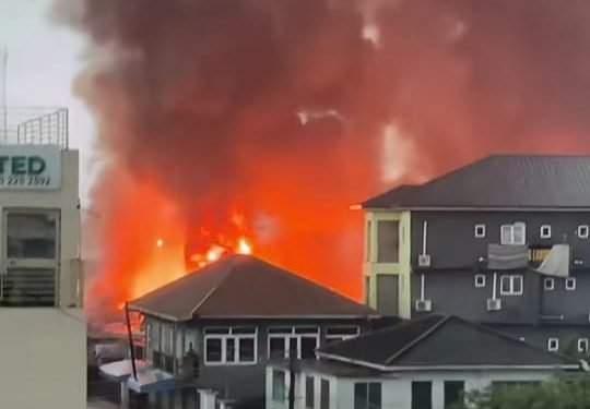 Fire rages at Odawna near Circle as floodwaters delay emergency response