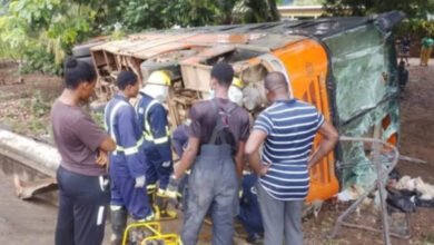 Four dead, two critical after Metro Mass bus plunges into ditch on Peki stretch