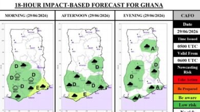 GMet warns of widespread thunderstorms across Southern Ghana