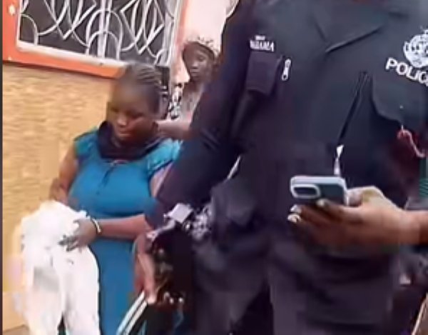 Lady arrested for posing as a ghost to allegedly steal from late friend's room in Kumasi