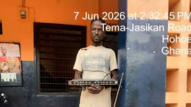 Hohoe: Man jailed four years for stealing church instruments