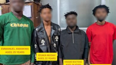 Mankranso: Police arrest four suspected drug peddlers, recover firearms