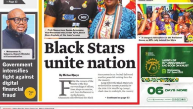 Newspaper Headlines Of Thursday, June 18, 2026