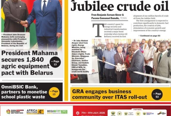 Newspaper Headlines Of Tuesday, June 9, 2026