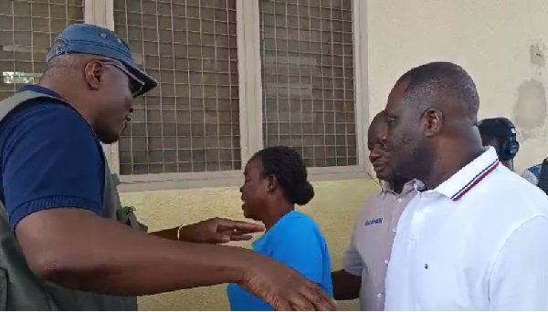 Tears at Afari Hospital: Security woman breaks down as tensions erupt during MPs' inspection