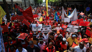 South African labour unions urge workers to shun anti-migrant protests