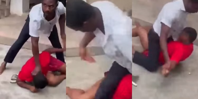 Teacher in viral video assaulting female student in Nyinahini Catholic SHS arrested