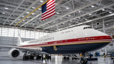 Trump unveils new presidential airplane donated by Qatar