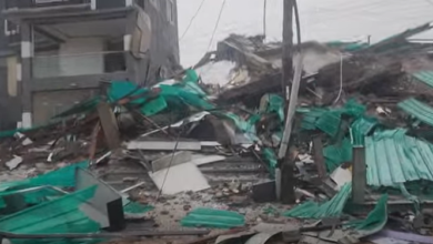Two rescued, one in critical condition after building collapse at Melcom Plus