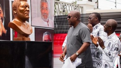 ‎NDC names headquarters after late former President Rawlings