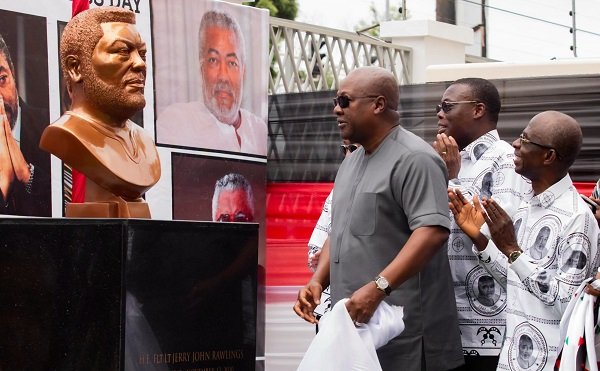 ‎NDC names headquarters after late former President Rawlings