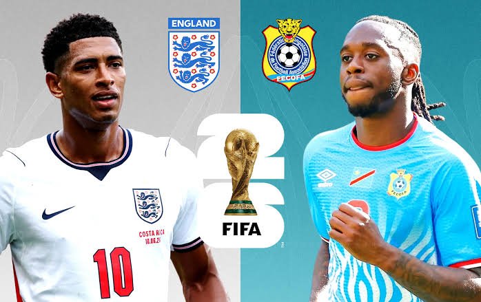 LIVE-STREAMING: England vs DR Congo (2026 World Cup)