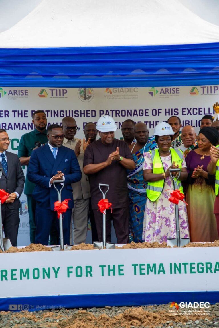 Mahama cuts sod for 120-hectare Tema Integrated Industrial Park