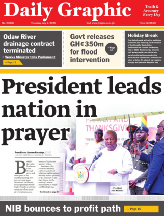 Newspaper Headlines Of Thursday, July 2, 2026
