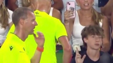 Watch hilarious moment a fan tried ‘bribing’ referee during VAR check