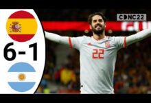 Watch how Spain humiliated Argentina 6-1 in a 2018 friendly