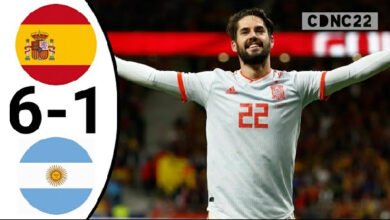 Watch how Spain humiliated Argentina 6-1 in a 2018 friendly