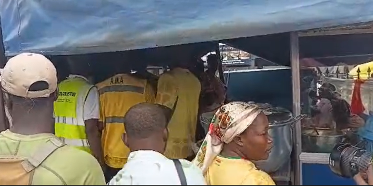 AMA fines food vendors GH¢1,000 for defying National Sanitation Day directive