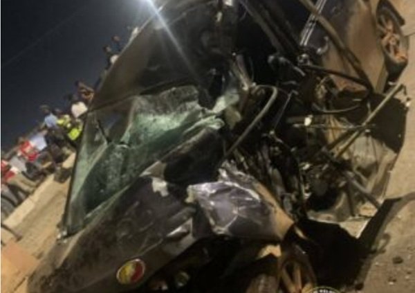 One dead, eight injured in head-on collision on Kasoa-Winneba Road