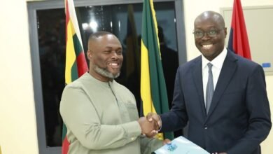 Ato Forson officially hands over Defence Ministry to Gilbert Adjei