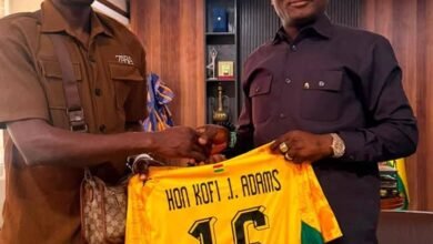 Benjamin Asare earns praise from Sports Minister