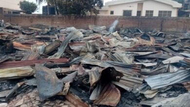 Fire guts 27 wooden structures at Spintex