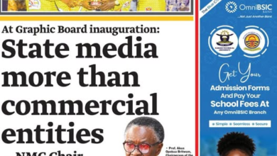 Newspaper Headlines Of Monday, August 31, 2026