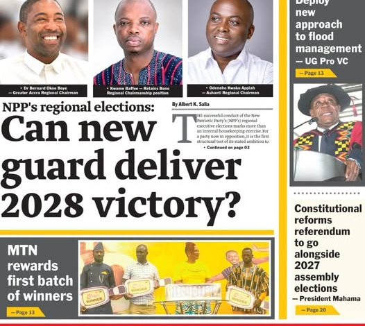 Newspaper Headlines Of Tuesday, August 18, 2026