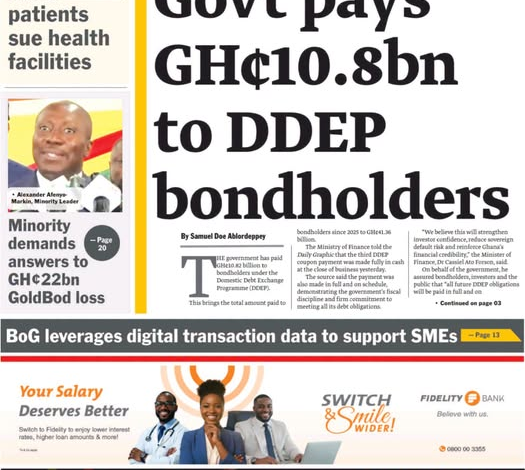 Newspaper Headlines Of Wednesday, August 19, 2026