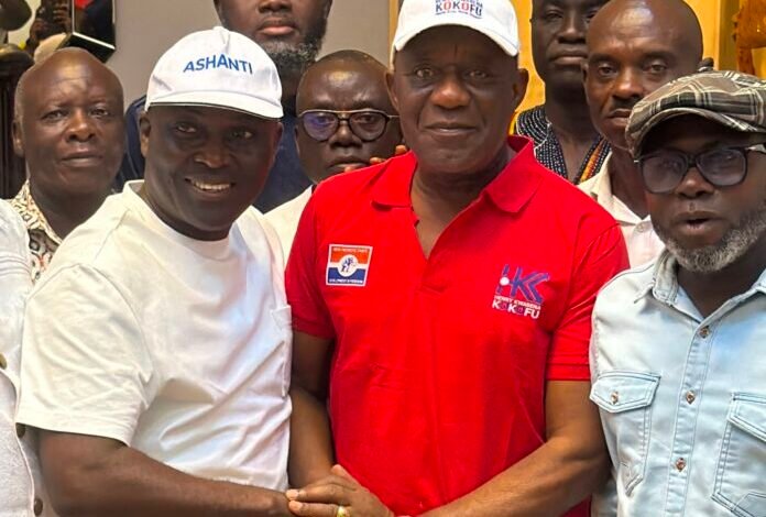 Odeneho Kwaku Appiah visits Henry Kokofu after landslide win, calls for unity in Ashanti NPP