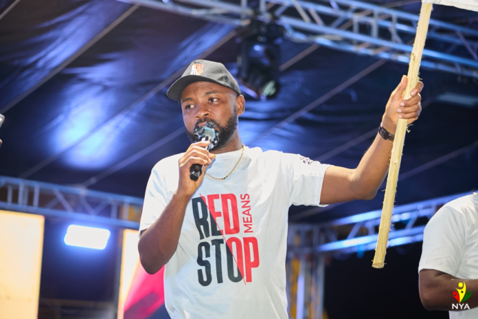 NYA CEO Osman Ayariga rallies youth to fight drug abuse with ‘Red Means Stop’ campaign