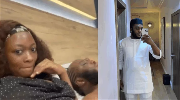 Lady shares video of private moment with Cheffing King