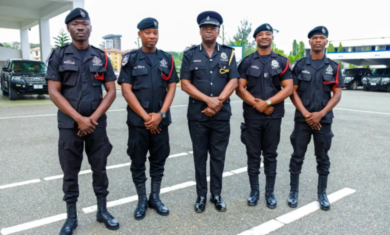 IGP Promotes four Upper West officers for role in anti-robbery operations