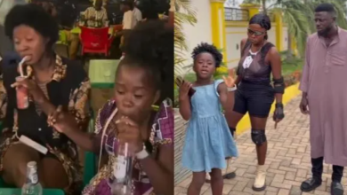 “It was water, not smirnoff” – Adobea breaks silence over alcohol video