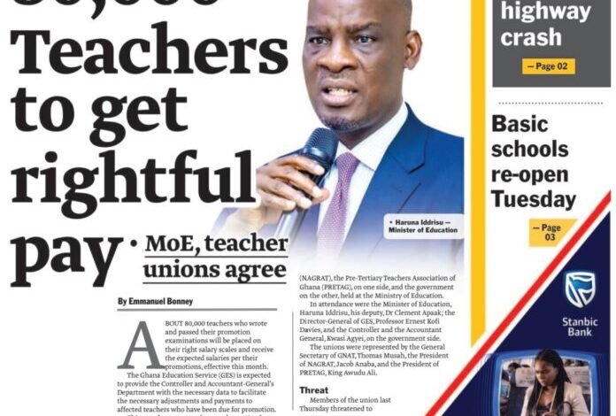 Newspaper Headlines Of Thursday, September 3, 2026