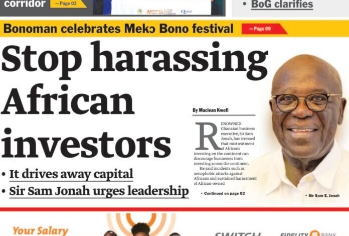 Newspaper Headlines Of Wednesday, September 2, 2026